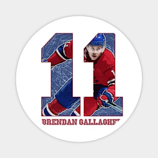 Brendan Gallagher Montreal Game Magnet